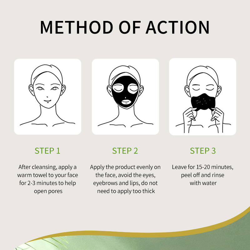 How to use Peel-off Mud Mask